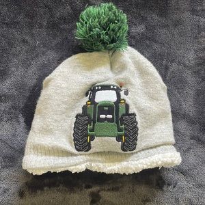 John Deere baby beanie, one size